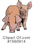 Pig Clipart #1560914 by dero