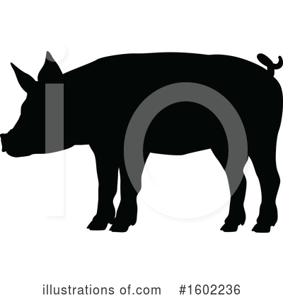 Royalty-Free (RF) Pig Clipart Illustration by AtStockIllustration - Stock Sample #1602236