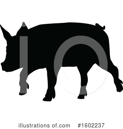 Royalty-Free (RF) Pig Clipart Illustration by AtStockIllustration - Stock Sample #1602237