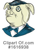 Pig Clipart #1616938 by patrimonio