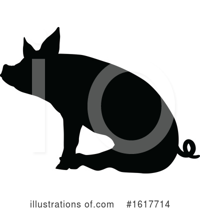 Royalty-Free (RF) Pig Clipart Illustration by AtStockIllustration - Stock Sample #1617714