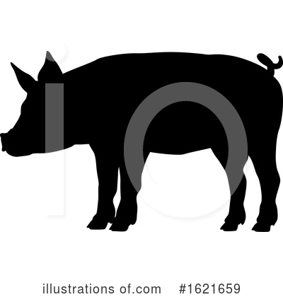 Royalty-Free (RF) Pig Clipart Illustration by AtStockIllustration - Stock Sample #1621659