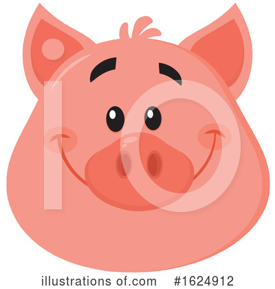 Royalty-Free (RF) Pig Clipart Illustration by Hit Toon - Stock Sample #1624912