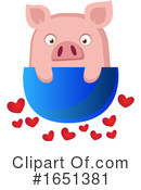 Pig Clipart #1651381 by Morphart Creations