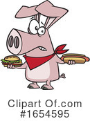 Pig Clipart #1654595 by toonaday