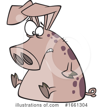 Pig Clipart #1661304 by toonaday