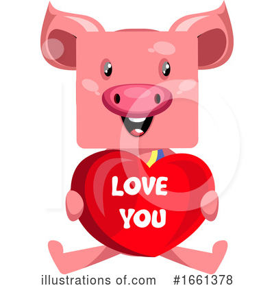 Royalty-Free (RF) Pig Clipart Illustration by Morphart Creations - Stock Sample #1661378