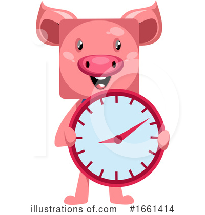 Royalty-Free (RF) Pig Clipart Illustration by Morphart Creations - Stock Sample #1661414