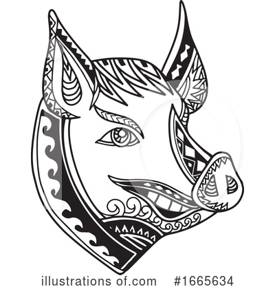 Tribal Tattoo Clipart #1665634 by patrimonio