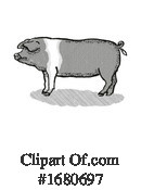 Pig Clipart #1680697 by patrimonio
