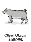 Pig Clipart #1680698 by patrimonio