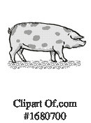 Pig Clipart #1680700 by patrimonio