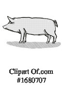 Pig Clipart #1680707 by patrimonio