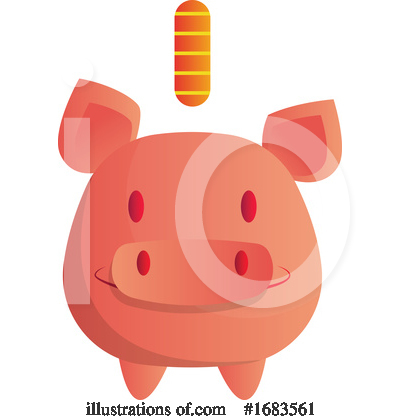 Royalty-Free (RF) Pig Clipart Illustration by Morphart Creations - Stock Sample #1683561