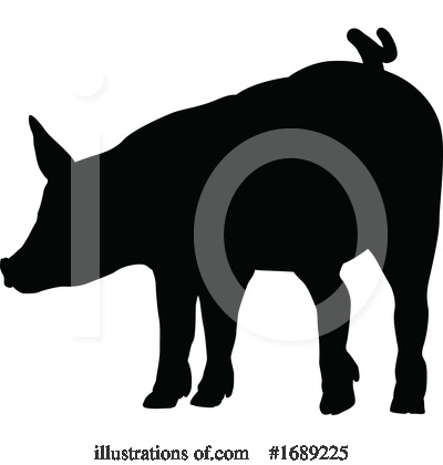 Royalty-Free (RF) Pig Clipart Illustration by AtStockIllustration - Stock Sample #1689225
