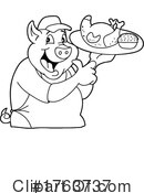 Pig Clipart #1763737 by LaffToon