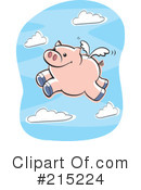 Pig Clipart #215224 by Cory Thoman
