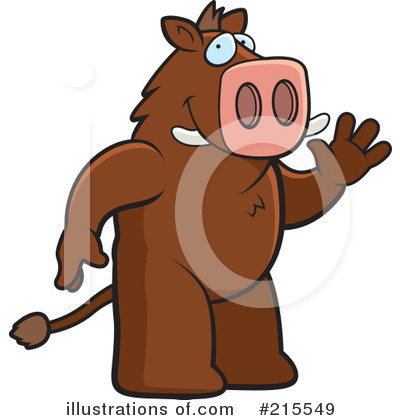 Boars Clipart #215549 by Cory Thoman
