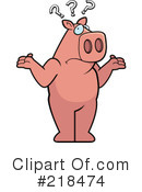 Pig Clipart #218474 by Cory Thoman