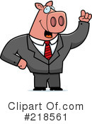 Pig Clipart #218561 by Cory Thoman