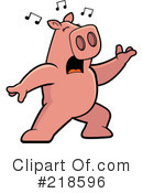 Pig Clipart #218596 by Cory Thoman