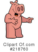 Pig Clipart #218760 by Cory Thoman