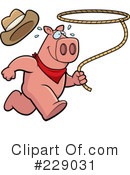 Pig Clipart #229031 by Cory Thoman