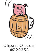 Pig Clipart #229353 by patrimonio