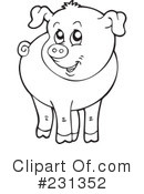 Pig Clipart #231352 by visekart