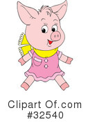 Pig Clipart #32540 by Alex Bannykh