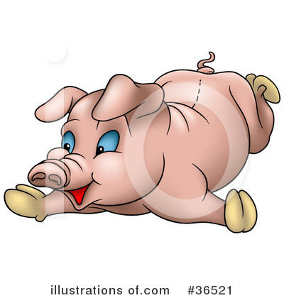 Pig Clipart #36521 by dero