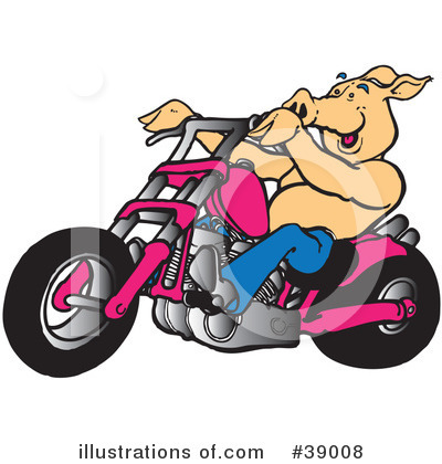 Royalty-Free (RF) Pig Clipart Illustration by Snowy - Stock Sample #39008