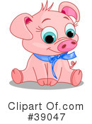 Pig Clipart #39047 by Pushkin