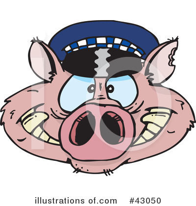 Pig Clipart #43050 by Dennis Holmes Designs
