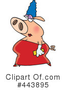 Pig Clipart #443895 by toonaday