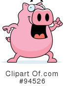 Pig Clipart #94526 by Cory Thoman
