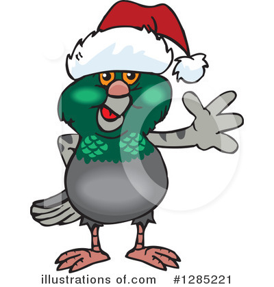 Pigeon Clipart #1285221 by Dennis Holmes Designs