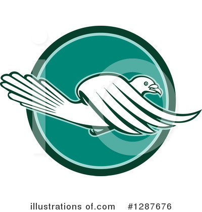 Royalty-Free (RF) Pigeon Clipart Illustration by patrimonio - Stock Sample #1287676