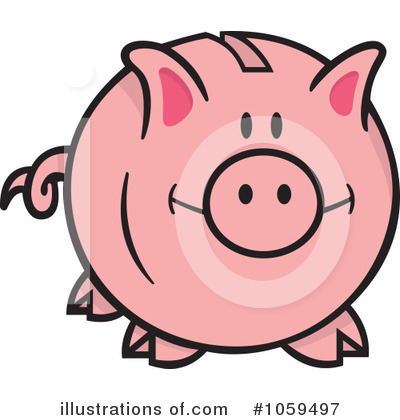 Piggy Bank Clipart #1059497 by Any Vector