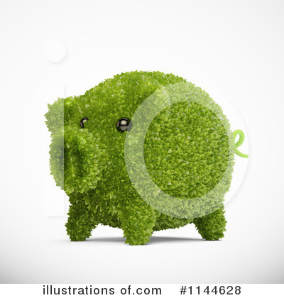 Royalty-Free (RF) Piggy Bank Clipart Illustration by Mopic - Stock Sample #1144628