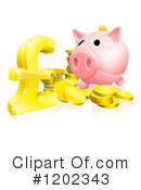 Piggy Bank Clipart #1202343 by AtStockIllustration