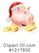 Piggy Bank Clipart #1217832 by AtStockIllustration