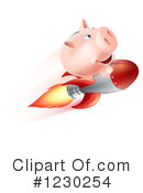 Piggy Bank Clipart #1230254 by AtStockIllustration