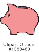 Piggy Bank Clipart #1388480 by Vector Tradition SM