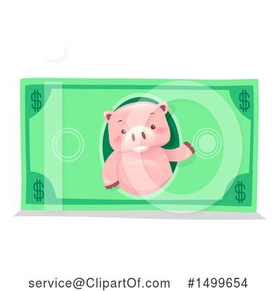 Royalty-Free (RF) Piggy Bank Clipart Illustration by BNP Design Studio - Stock Sample #1499654
