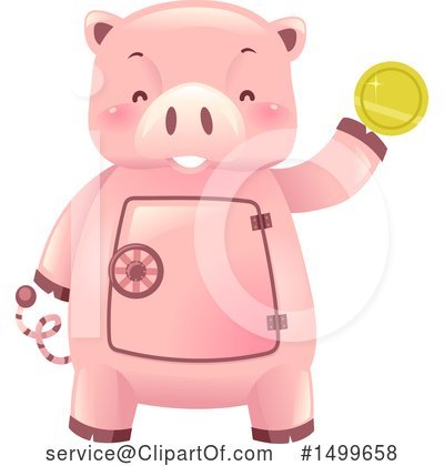 Piggy Bank Clipart #1499658 by BNP Design Studio