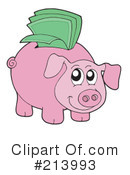Piggy Bank Clipart #213993 by visekart
