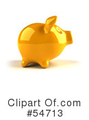 Piggy Bank Clipart #54713 by Julos