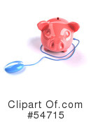 Piggy Bank Clipart #54715 by Julos