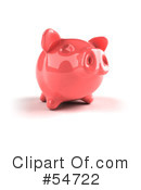 Piggy Bank Clipart #54722 by Julos